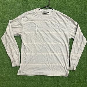 Retro Playboy Light Blue Long-Sleeve Shirt